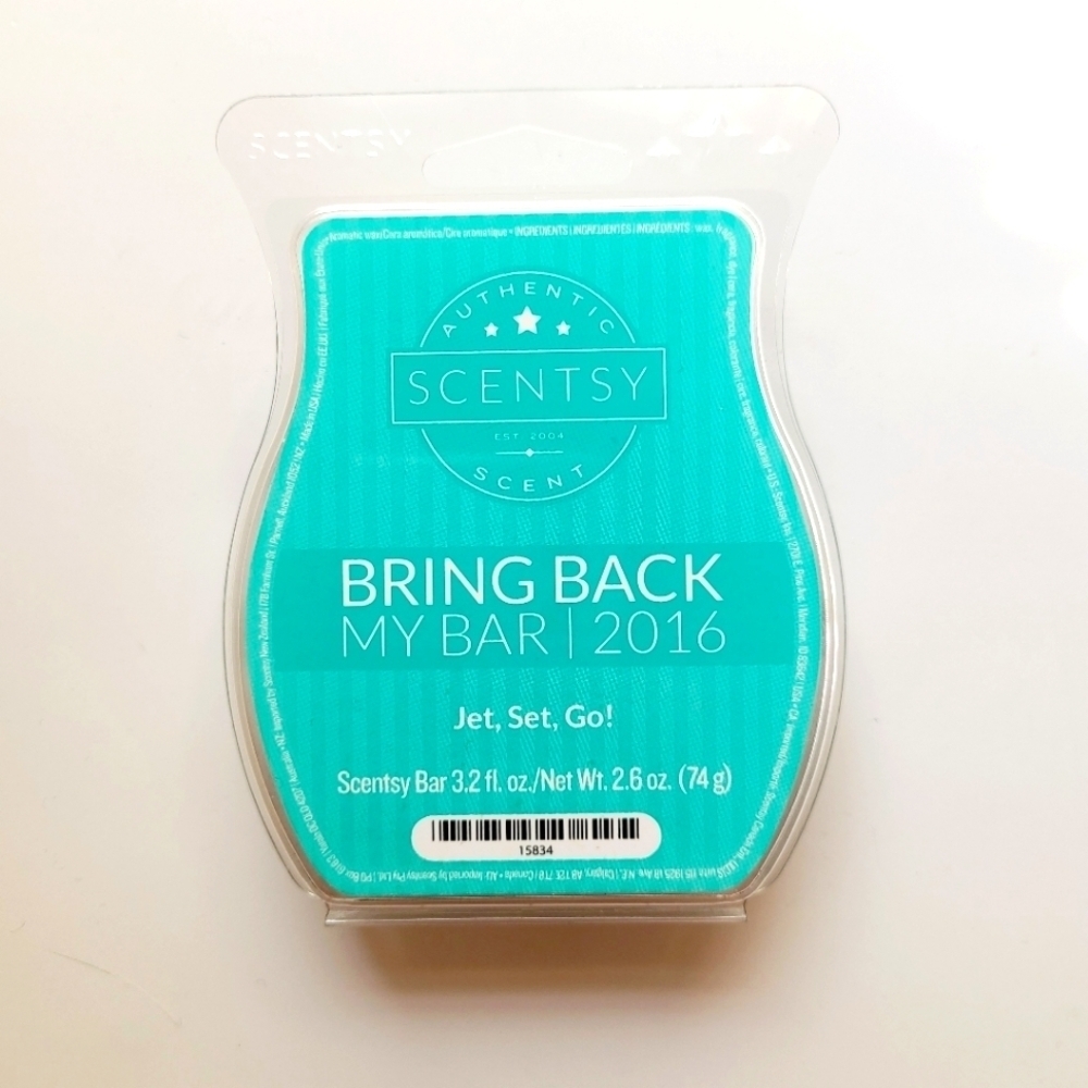 *4 for $30* Scentsy Bar - Wax Melt - Jet Set Go - Bring Back My Bar